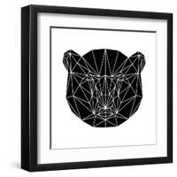 Black Bear Polygon-Lisa Kroll-Framed Art Print