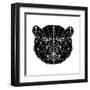 Black Bear Polygon-Lisa Kroll-Framed Art Print