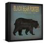 Black Bear Porter-Ryan Fowler-Framed Stretched Canvas