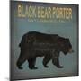 Black Bear Porter-Ryan Fowler-Mounted Art Print
