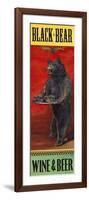 Black Bear Wine and Beer-Penny Wagner-Framed Giclee Print