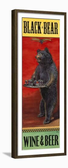 Black Bear Wine and Beer-Penny Wagner-Framed Premium Giclee Print