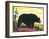 Black Bear-null-Framed Art Print