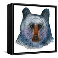 Black Bear-Jeannine Saylor-Framed Stretched Canvas