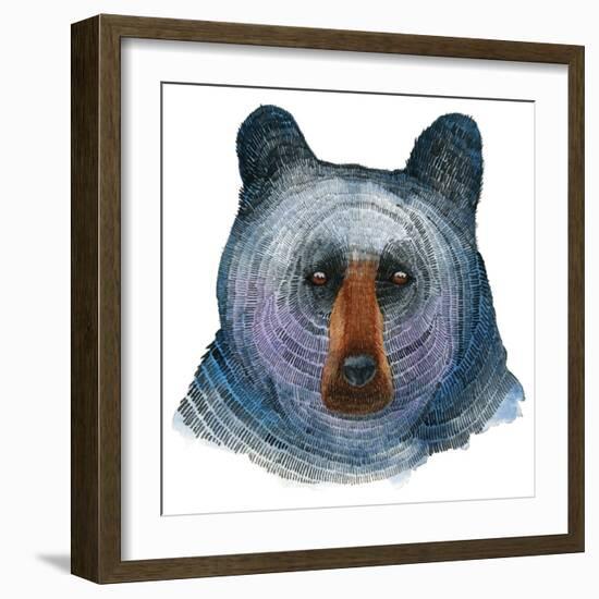Black Bear-Jeannine Saylor-Framed Art Print