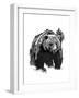 Black Bear-OnRei-Framed Art Print
