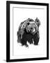 Black Bear-OnRei-Framed Art Print