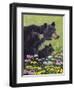 Black Bears-Fred Szatkowski-Framed Art Print