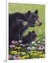 Black Bears-Fred Szatkowski-Framed Art Print