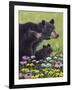 Black Bears-Fred Szatkowski-Framed Art Print