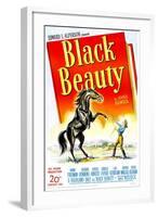 Black Beauty, Mona Freeman, 1946-null-Framed Art Print