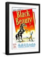 Black Beauty, Mona Freeman, 1946-null-Framed Art Print