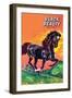 Black Beauty-null-Framed Art Print