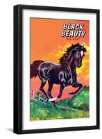 Black Beauty-null-Framed Art Print