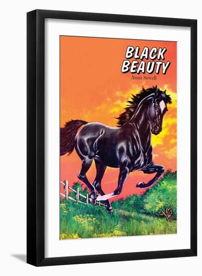 Black Beauty-null-Framed Art Print