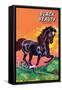 Black Beauty-null-Framed Stretched Canvas
