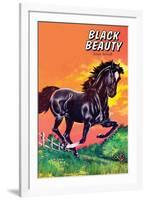 Black Beauty-null-Framed Art Print