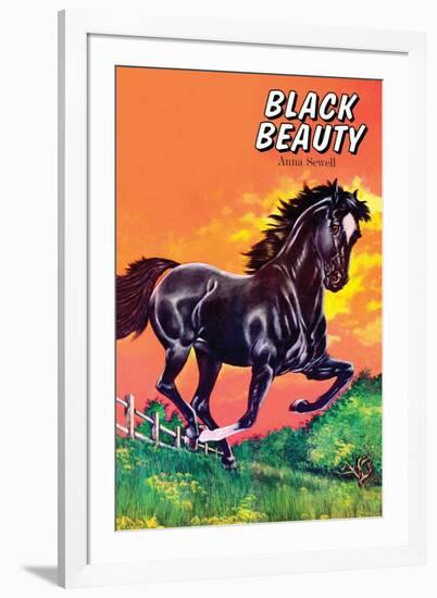 Black Beauty-null-Framed Art Print