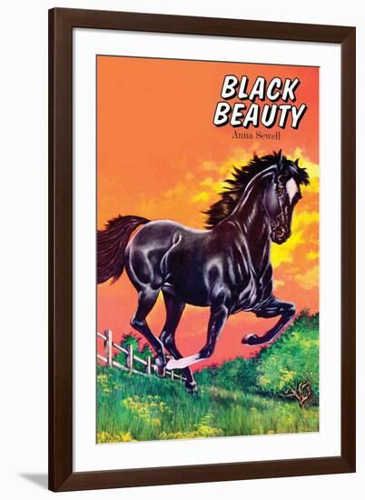 Black Beauty-null-Framed Art Print