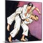 Black Belt Judo-null-Mounted Giclee Print