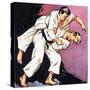 Black Belt Judo-null-Stretched Canvas
