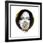 Black Blossom-Minjae-Framed Giclee Print