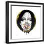 Black Blossom-Minjae-Framed Giclee Print