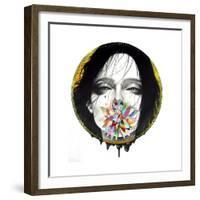 Black Blossom-Minjae-Framed Giclee Print