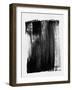 Black Brush Stroke II-Eline Isaksen-Framed Art Print