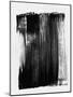 Black Brush Stroke II-Eline Isaksen-Mounted Art Print