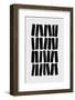 Black Brush Strokes-Orara Studio-Framed Photographic Print