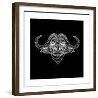 Black Buffalo Mesh-Lisa Kroll-Framed Premium Giclee Print