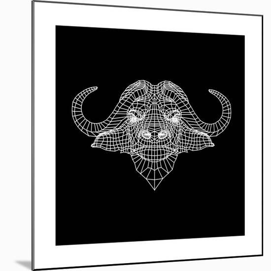 Black Buffalo Mesh-Lisa Kroll-Mounted Premium Giclee Print