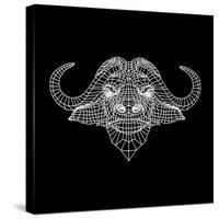 Black Buffalo Mesh-Lisa Kroll-Stretched Canvas