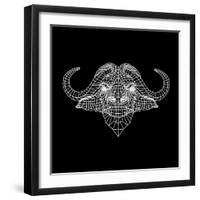 Black Buffalo Mesh-Lisa Kroll-Framed Art Print