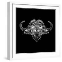 Black Buffalo Mesh-Lisa Kroll-Framed Art Print