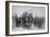 Black "Buffalo Soldiers" of the 25th Infantry Photograph - Fort Keogh, MT-Lantern Press-Framed Art Print
