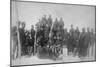 Black "Buffalo Soldiers" of the 25th Infantry Photograph - Fort Keogh, MT-Lantern Press-Mounted Art Print