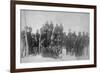 Black "Buffalo Soldiers" of the 25th Infantry Photograph - Fort Keogh, MT-Lantern Press-Framed Art Print