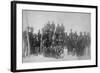 Black "Buffalo Soldiers" of the 25th Infantry Photograph - Fort Keogh, MT-Lantern Press-Framed Art Print