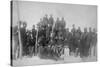 Black "Buffalo Soldiers" of the 25th Infantry Photograph - Fort Keogh, MT-Lantern Press-Stretched Canvas