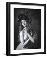 Black Butterfly-Karen Jones-Framed Photographic Print