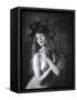 Black Butterfly-Karen Jones-Framed Stretched Canvas