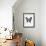 Black Butterfly-Eline Isaksen-Framed Art Print displayed on a wall