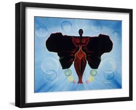 Black Butterfly-Ikahl Beckford-Framed Giclee Print