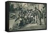 Black Caddies Playing Craps' C1920S-null-Framed Stretched Canvas