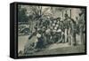 Black Caddies Playing Craps' C1920S-null-Framed Stretched Canvas