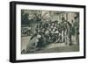 Black Caddies Playing Craps' C1920S-null-Framed Giclee Print