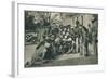 Black Caddies Playing Craps' C1920S-null-Framed Giclee Print