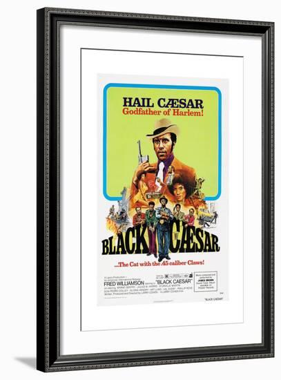 Black Caesar, Fred  Williamson, 1973-null-Framed Art Print
